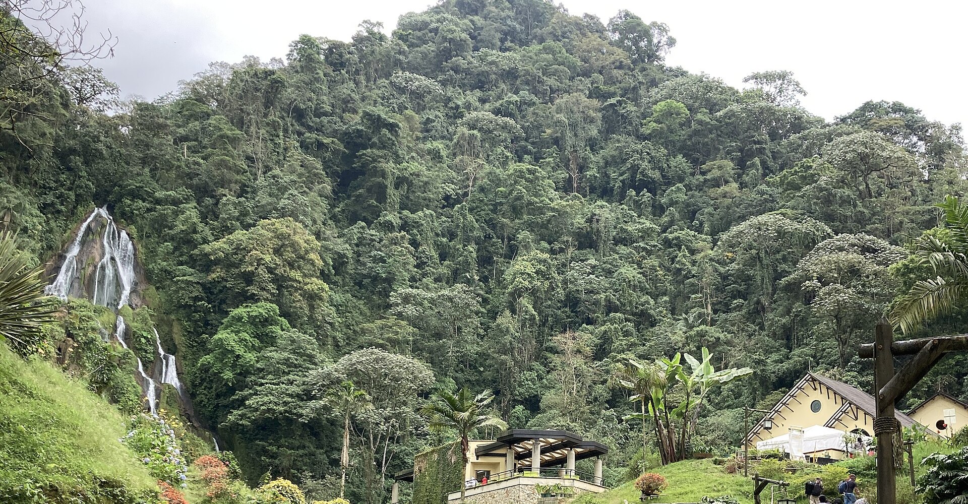 Paisaje Cultural Cafetero de Colombia con cafetales y montañas