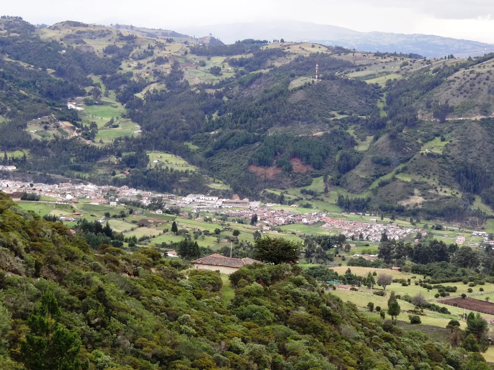 Panorámica del municipio de Monguí, Boyacá
